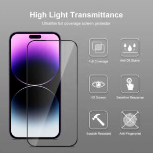 Apsauginis stiklas Full Glue Easy-Stick Box skirtas Apple iPhone X/XS juodos spalvos - Image 7