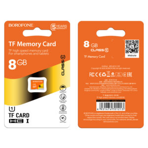 Borofone Memory card MicroSD 8GB SDHC Class10 75MB/s - Image 3