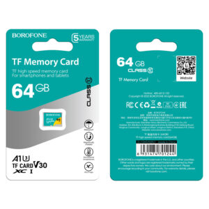 Borofone Memory card MicroSD 64GB SDHC Class10 95MB/s - Image 4