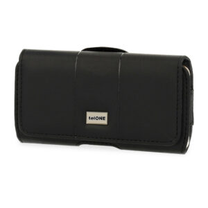 Telone MAX Belt Holster (SIZE 13) skirtas Apple iPhone 7/8/11 Pro/12 Mini/13 Mini/SE 2020/SE 2022/X/XS black, leather (140x70x14 mm) - Image 3
