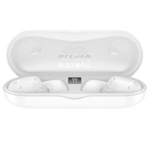 Borofone TWS Bluetooth Earphones BW41 Prestige White - Image 2