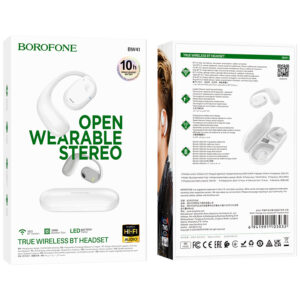 Borofone TWS Bluetooth Earphones BW41 Prestige White - Image 5