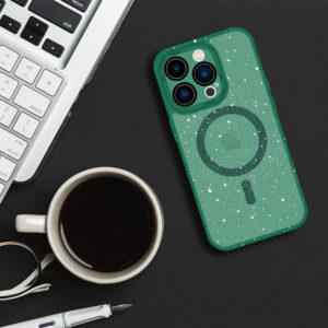 Tel Protect Magnetic Splash Frosted Dėklas skirtas Apple iPhone 12 Pro Max Green - Image 5