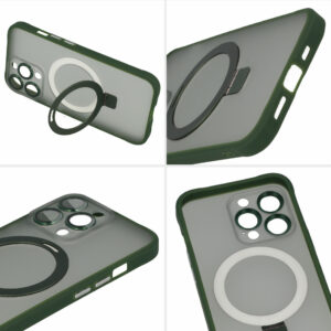 Tel Protect Magical Magsafe Stand Dėklas skirtas Apple iPhone 12 Pro Max green - Image 7
