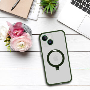 Tel Protect Magical Magsafe Stand Dėklas skirtas Apple iPhone 13 green - Image 5