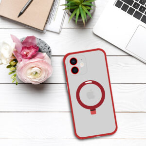 Tel Protect Magical Magsafe Stand Dėklas skirtas Apple iPhone 12 red - Image 5