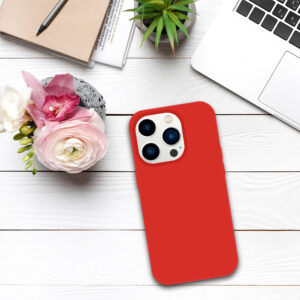 Tel Protect Silicone Premium skirtas Apple iPhone 15 Pro red - Image 5