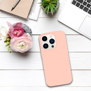 Tel Protect Silicone Premium skirtas Apple iPhone 15 Pro light pink - Image 5