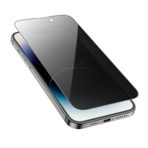 Borofone Tempered glass BF7 Diamond Armor Full Screen Anti-spy skirtas Apple iPhone 15 Pro - 10 pieces - Image 3