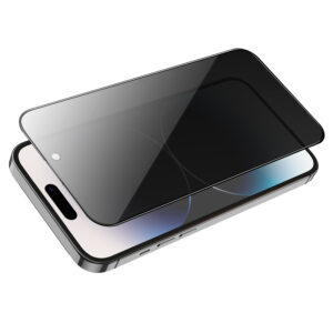 Borofone Tempered glass BF7 Diamond Armor Full Screen Anti-spy skirtas Apple iPhone 15 Pro - 10 pieces - Image 5