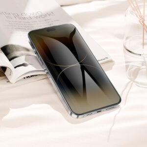 Borofone Tempered glass BF7 Diamond Armor Full Screen Anti-spy skirtas Apple iPhone 15 Pro - 10 pieces - Image 6