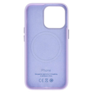 MagSafe Leather Dėklas Apple iPhone 15 Plus Purple - Image 6