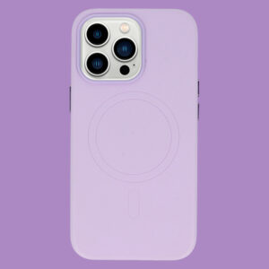 MagSafe Leather Dėklas Apple iPhone 15 Plus Purple - Image 7