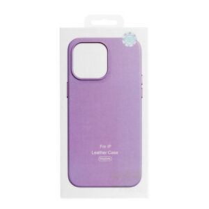 MagSafe Leather Dėklas Apple iPhone 15 Plus Purple - Image 9