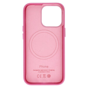 MagSafe Leather Dėklas Apple iPhone 15 Pro Pink - Image 6