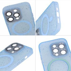 Tel Protect Magnetic Splash Frosted Dėklas skirtas Apple iPhone 15 Light blue - Image 6