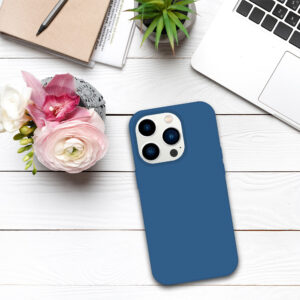 Tel Protect Silicone Premium skirtas Apple iPhone 14 Pro Max navy - Image 5