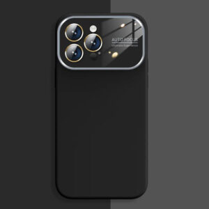 Soft Silicone Lens Dėklas skirtas Apple iPhone 14 Pro Max black - Image 3