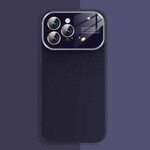 Soft Silicone Lens Dėklas skirtas Apple iPhone 14 Pro Max purple - Image 3
