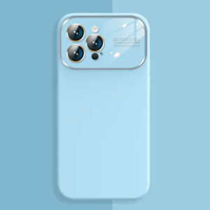 Soft Silicone Lens Dėklas skirtas Apple iPhone 15 Pro Max light blue - Image 3