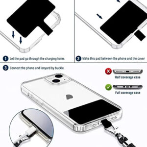 Universal phone lanyard black - Image 3