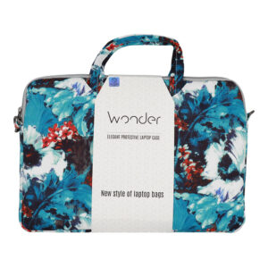 Wonder Briefcase Laptop 15-16 inches white poppies - Image 7