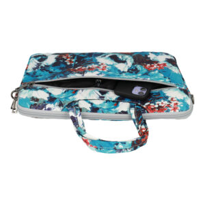 Wonder Briefcase Laptop 17 inches white poppies - Image 4