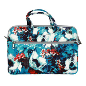 Wonder Briefcase Laptop 17 inches white poppies - Image 3