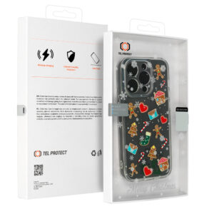 TEL PROTECT Christmas Dėklas skirtas Samsung S23 Design 2 Clear - Image 6