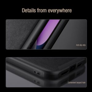 Nillkin CamShield S Leather Dėklas skirtas Apple iPhone 14 black - Image 8