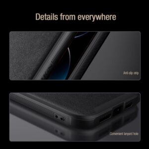 Nillkin CamShield S Leather Dėklas skirtas Apple iPhone 14 Pro black - Image 8