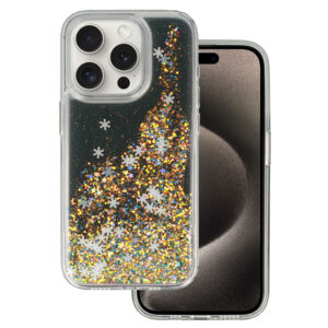 Snowflake Series Dėklas skirtas Apple iPhone 15 Pro black - Image 2