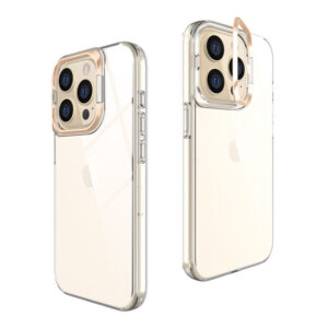 Transparent TPU Dėklas skirtas Apple iPhone 15 Plus gold - Image 4