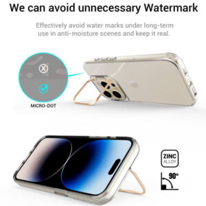 Transparent TPU Dėklas skirtas Apple iPhone 15 Plus gold - Image 5
