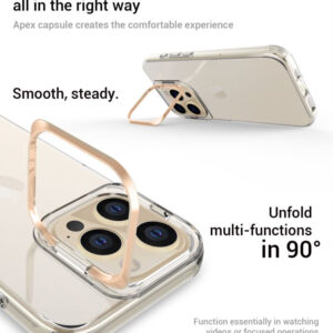 Transparent TPU Dėklas skirtas Apple iPhone 15 Plus gold - Image 6