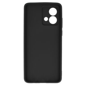 Back Dėklas MATT for MOTOROLA MOTO G84 5G juodos spalvos - Image 3