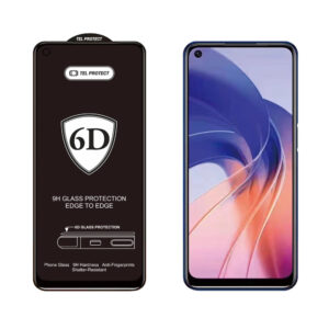 Tel Protect Full Glue 6D Apsauginis stiklas for OPPO A58 4G/REALME 11/12/13/XIAOMI REDMI NOTE 12 4G/5G/POCO X5 juodos spalvos - Image 2