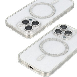 Glitter Magsafe Dėklas skirtas Apple iPhone 14 Pro Max transparent - Image 4