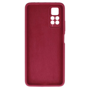 Silicone Lite Dėklas for Xiaomi Redmi Note 11 Pro/Note 11 Pro 5G burgundy - Image 3