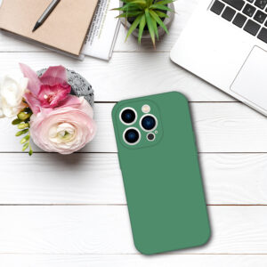 Tel Protect Silicone Premium skirtas Apple iPhone 12 dark green - Image 5