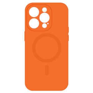 TEL PROTECT MagSilicone Dėklas skirtas Apple iPhone 15 Plus oranžinės spalvos - Image 4