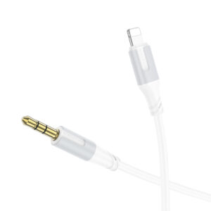 Borofone Cable AUX BL19 Creator - jack 3,5mm to Lightning - 1 metre white - Image 2