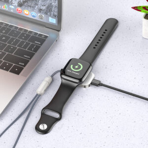 Borofone Wireless induction charger BQ25 for iWatch 2,5W silver - Image 5