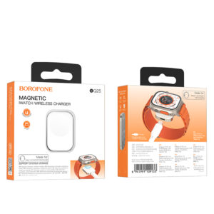 Borofone Wireless induction charger BQ25 for iWatch 2,5W silver - Image 6