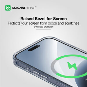 Amazing Thing Minimal Magsafe Dėklas 6.6FT IP156.7PMMINBU skirtas Apple iPhone 15 Pro Max blue - Image 7