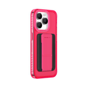 Amazing Thing Titan Pro Neon Mag Wallet Dėklas 10FT IP156.1PTWPN skirtas Apple iPhone 15 Pro pink with stand - Image 4