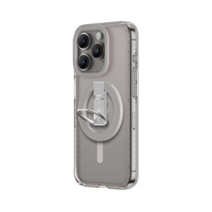 Amazing Thing Titan Pro Mag Ring Grip Dėklas 10FT IP156.7PTRGY skirtas Apple iPhone 15 Pro Max titanium - Image 3
