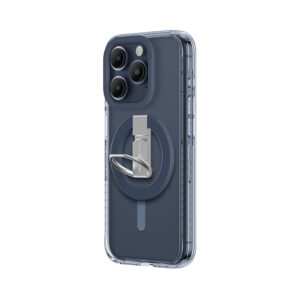 Amazing Thing Titan Pro Mag Ring Grip Dėklas 10FT IP156.7PTRBU skirtas Apple iPhone 15 Pro Max navy - Image 3