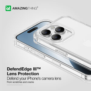 Amazing Thing Titan Edge Dėklas 15FT IP156.7PTECL skirtas Apple iPhone 15 Pro Max transparent - Image 5