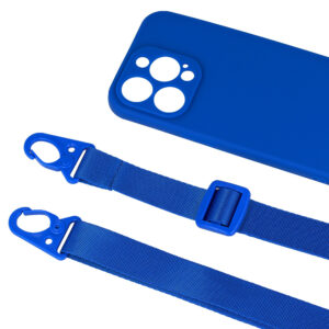 Strap Silicone Dėklas skirtas Apple iPhone 12 Pro design 2 blue - Image 5